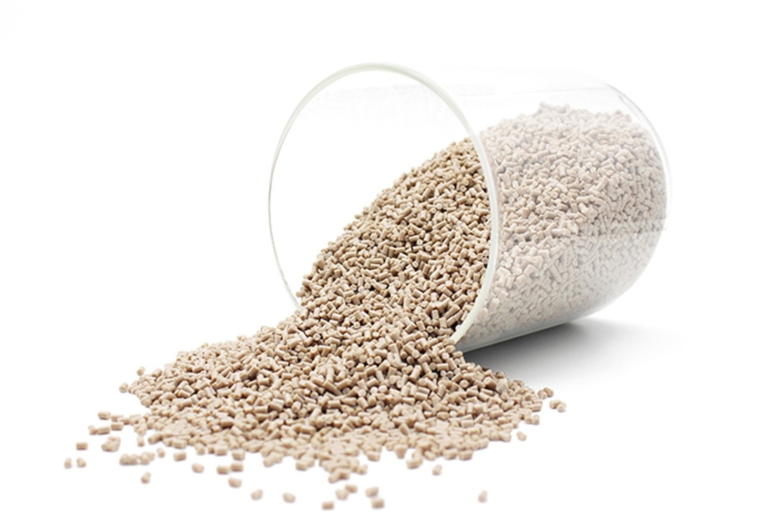 Pellets PEEK flexibles de color natural Alta flexibilidad para conectores y tubos flexibles