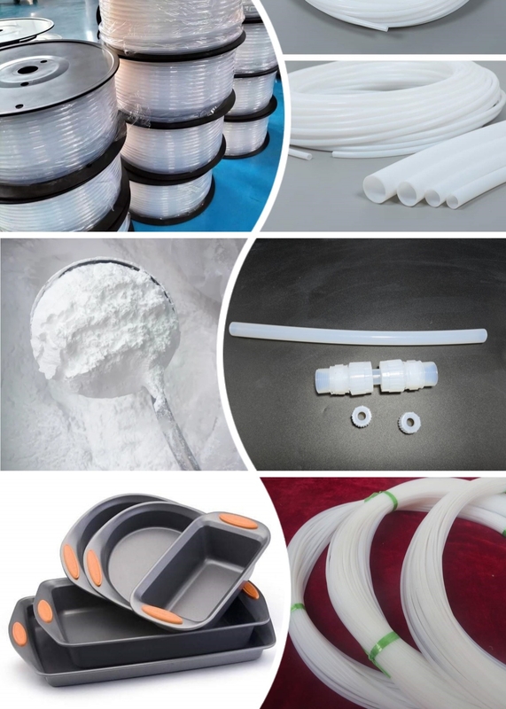 Forma de polvo de grado industrial PFA con excelente resistencia a la temperatura de corrosión