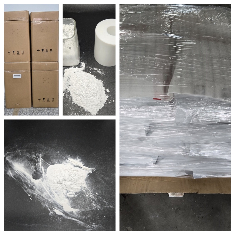 7.0-8.0 Constante dieléctrico Pallets PVDF blancos resistentes a los rayos UV para piezas moldeadas por inyección