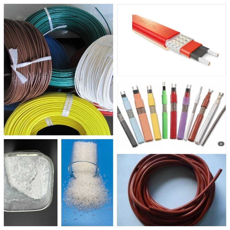 25 Mpa Pellets FEP Tensile Baja fricción Color transparente para aislamiento de cables