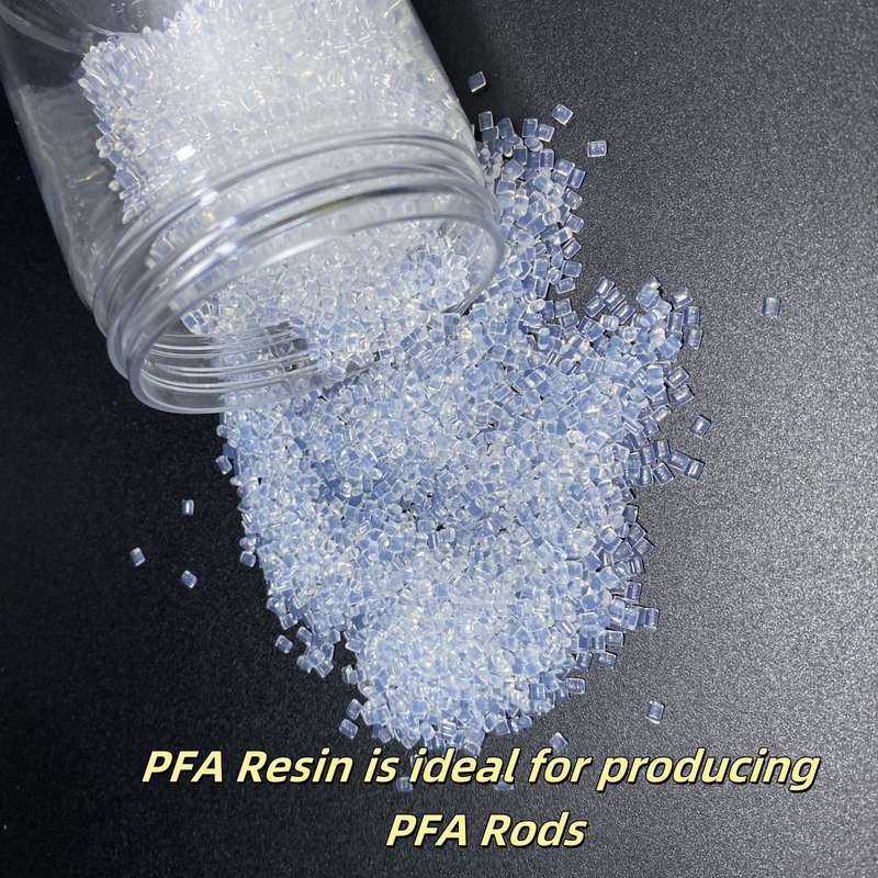 Resina PFA para la producción de varillas PFA en piezas mecánicas resistentes al desgaste de baja fricción